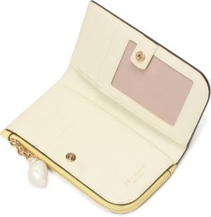 kate spade new york Women’s Devin Pebbled Leather Small Slim Bifold Wallet