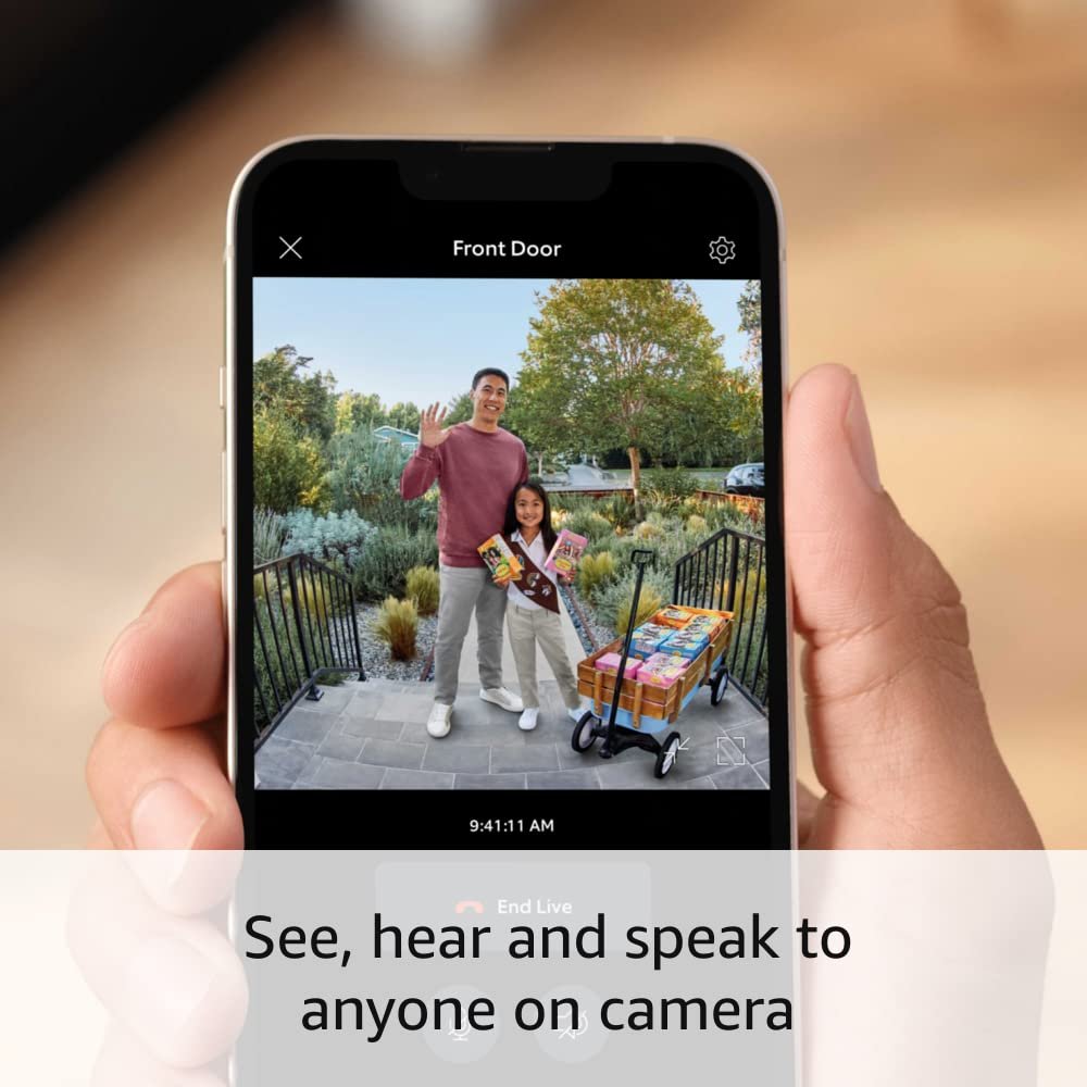 Ring Battery Doorbell Plus | Head-to-Toe HD+ Video, motion detection & alerts, and Two-Way Talk - Image 3