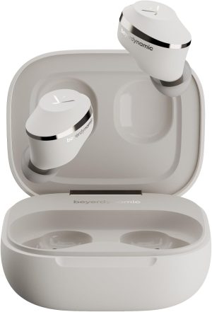 Beyerdynamic Amiron 300 True Wireless Noise Cancelling Earbuds, Multipoint Bluetooth® 5.3 with Active Noise Cancellation, Up to 10 Hours of Battery Runtime, Cream