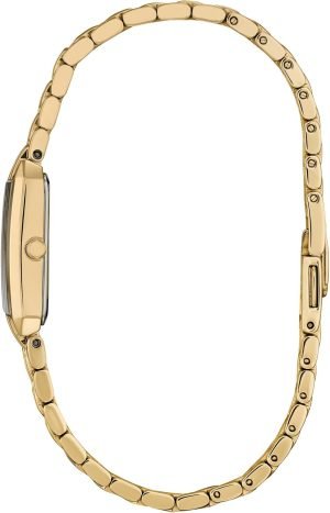 CITIZEN Ladies’ Eco-Drive Classic Dress Corso Stainless Steel Rectangle Watch, 2-Hand, Jewelry Clasp