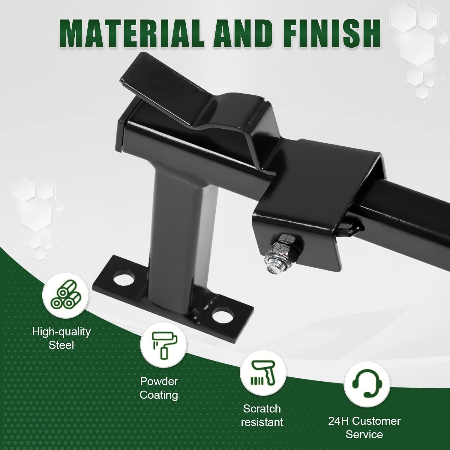 ELITEWILL Weed Eater Racks for Enclosed Trailer Trimmer Rack Weedeater Rack for Trailer Landscape Truck Holder Lawn Equipment Accessories - Image 4