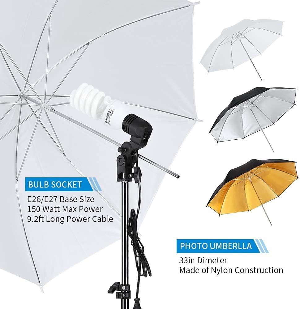 Photography Lighting Kit, Light Box Photography with Backdrap Stand, Photo Backdrops for Photo Studio Product, Portrait and Video Shooting - Image 4