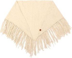 Frye Women’s Long Fringe Triangle Scarf, Stylish Fashion Accessory, Ideal for Cold Weather