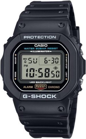 Casio G-Shock Shock Resistant DW5600UE-1V Men’s Water Resistant Black Resin Sport Watch