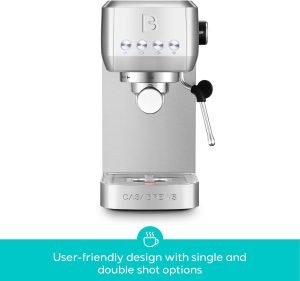 CASABREWS 3700 Essential Espresso Machine 20 Bar, Stainless Steel Cappuccino & Latte ...