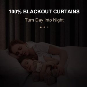 100% Blackout Shield Linen Blackout Curtains for Bedroom 108 Inches Long, Back Tab/Rod Pocket Living Room Drapes, Thermal Insulated Blackout Curtains 2 Panels Set, 50″ W x 108″ L,Cream