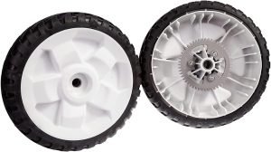 Genuine Toro OEM Wheel Kit with 2-137-4835 8” Drive Wheels & 2-137-4833 Front 55cm 22in for Recycler Lawn Mowers 20332 20333 20334 20337 20372 20373 20374 20955 20958 21762 21763 21764, Black,White