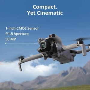 DJI Mini 5 Pro Fly More Combo with DJI RC 2, Drone with Camera, 1-Inch CMOS, 4K Drone for Beginners with Omnidirectional Obstacle Sensing, ActiveTrack 360°, 225° Gimbal Rotation, 3 Batteries