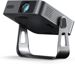 【Officially-Licensed APP & Native 1080P】Thinnest 1.81″ Smart Mini Projector...