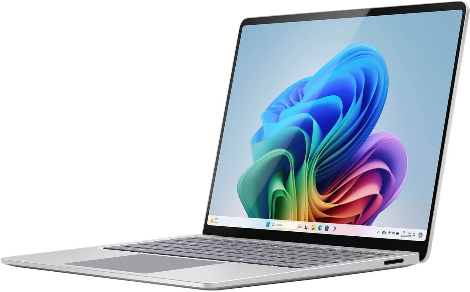 Microsoft Surface Laptop (2024), Windows 11 Copilot+ PC, 13.8" Touchscreen Display, Snapdragon X Plus (10 core), 16GB RAM, 256GB SSD Storage, Platinum - Image 3