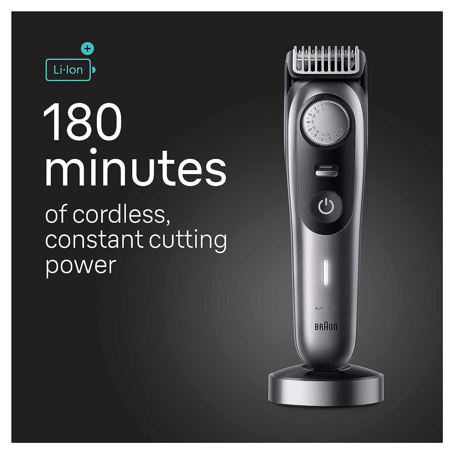 Braun All-in-One Men's Shaving Kit Series 9 9440, 13-in-1 Beard, Face, Nose, Ear Trimmer, Hair Clippers, Body Groomer and Manscaping - Image 5