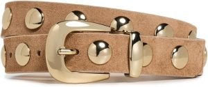 Madewell Women’s Studded Western Belt in Suede