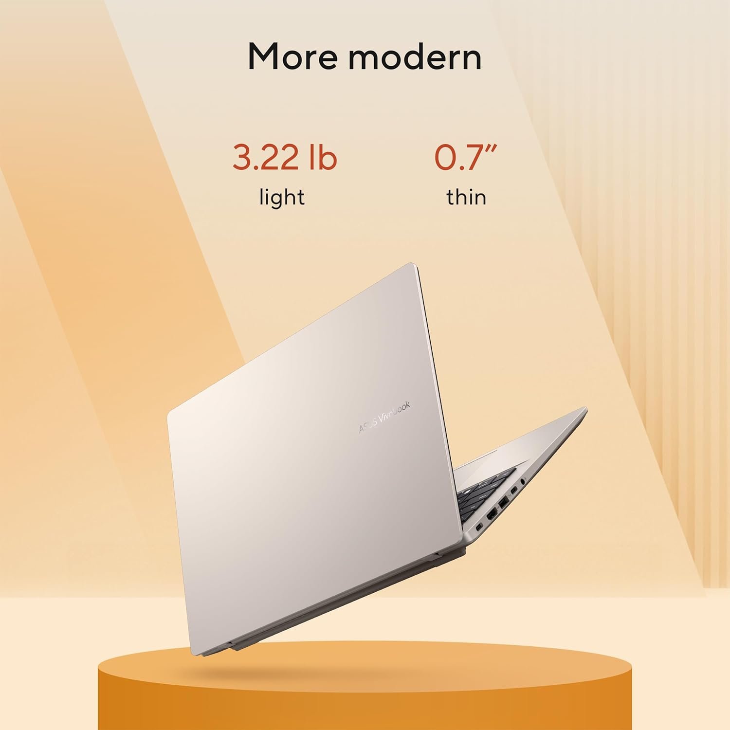 ASUS Vivobook 14 Laptop, Copilot+ PC, 14” WUXGA 60Hz Display, AMD Ryzen AI 7 350 with XDNA NPU, AMD Radeon Graphics, 16GB RAM, 512GB SSD, Platinum Gold, M1407KA-PS74 - Image 6