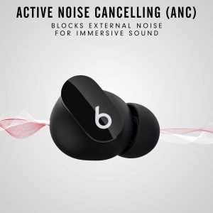 Beats Studio Buds – True Wireless Noise Cancelling Earbuds – Compatible with Apple & Android, Built-in Microphone, IPX4 Rating, Sweat Resistant Earphones, Class 1 Bluetooth Headphones – Black