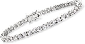 Ross-Simons 8.00 ct. t.w. CZ Tennis Bracelet in Sterling Silver