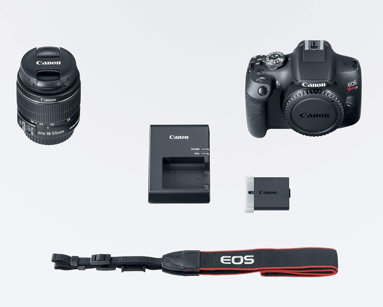 Canon EOS Rebel T7 DSLR Camera with 18-55mm Lens (Black) (Renewed) - Image 6