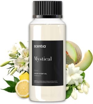 Scentia Hotel Diffuser Oil Inspired by The Wynn, Las Vegas Hotel – 120 mL 4.06 fl oz – Essential Oil Blend Melon, Raspberry, Jasmine & Lemon for Aromatherapy Diffusers – Mystical, Thanksgiving Gift