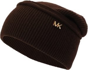 Michael Kors Womens Exposed Seam Cuff Hat, Stylish Fashion Accessory for Winter