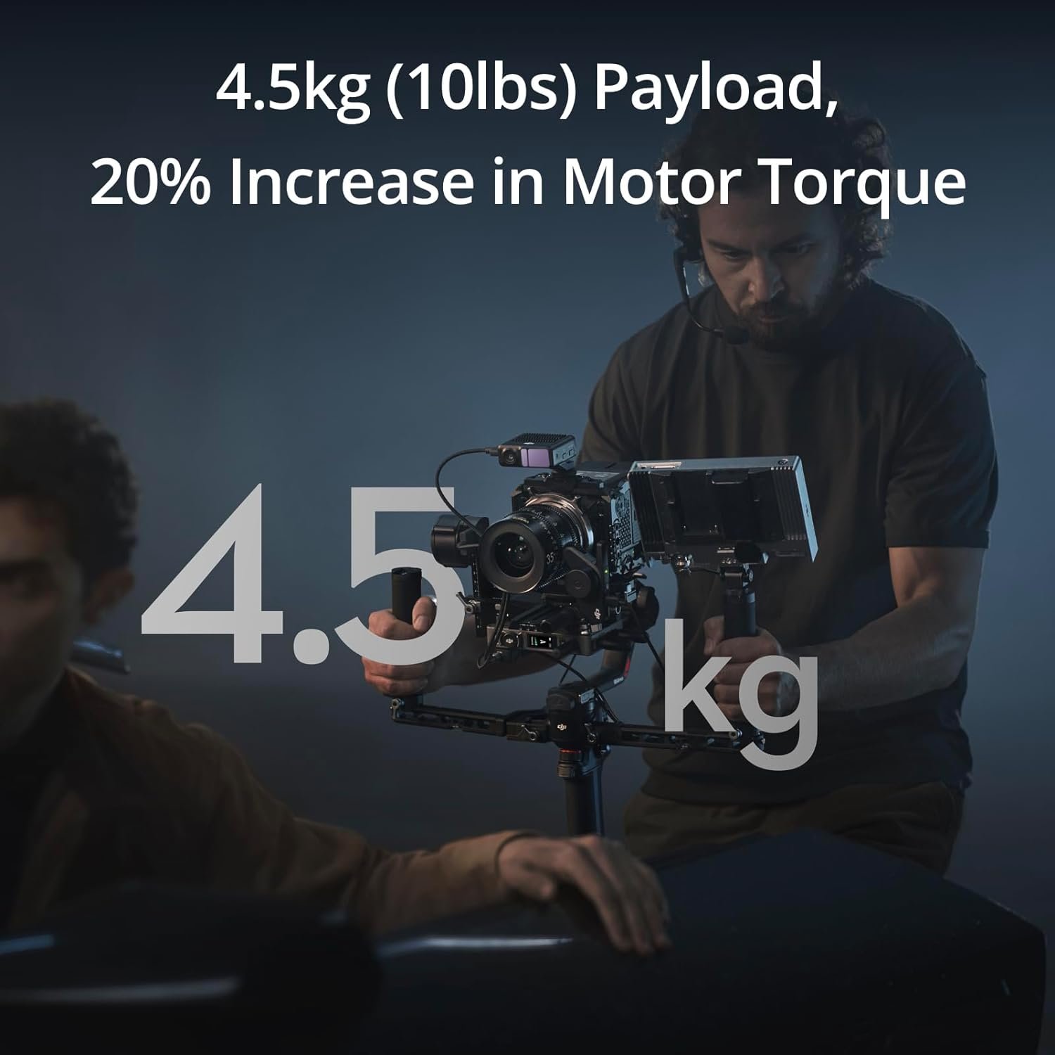 DJI RS 4 Pro, 3-Axis Gimbal stabilizer for Camera for DSLR & Cinema Camera Stabilizer Canon/Sony/Panasonic/Nikon/Fujifilm, 2nd-Gen Native Vertical Shooting, 4.5kg (10lbs) Payload, Camera Gimbal - Image 3