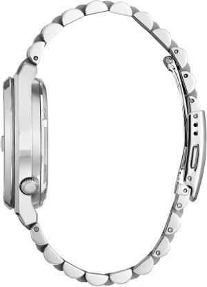 Citizen Men’s Automatic Tsuyosa Sport Luxury Watch, Silver-Tone Stainless Steel Bracelet and Case, 3 Hand and Date, 42 Hour Power Reserve