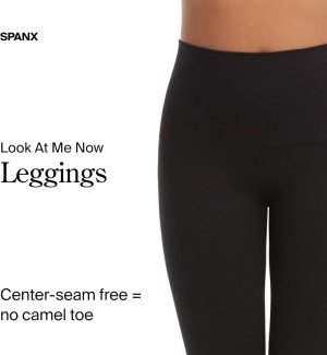 SPANX Seamless Leggings – Comfortable Athletic Wear – Core & Tummy Control for Shaping – Natural Waist Fit