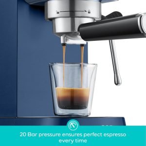 CASABREWS Espresso Machine 20 Bar, Professional Espresso Maker with Milk Frother Steam Wan...