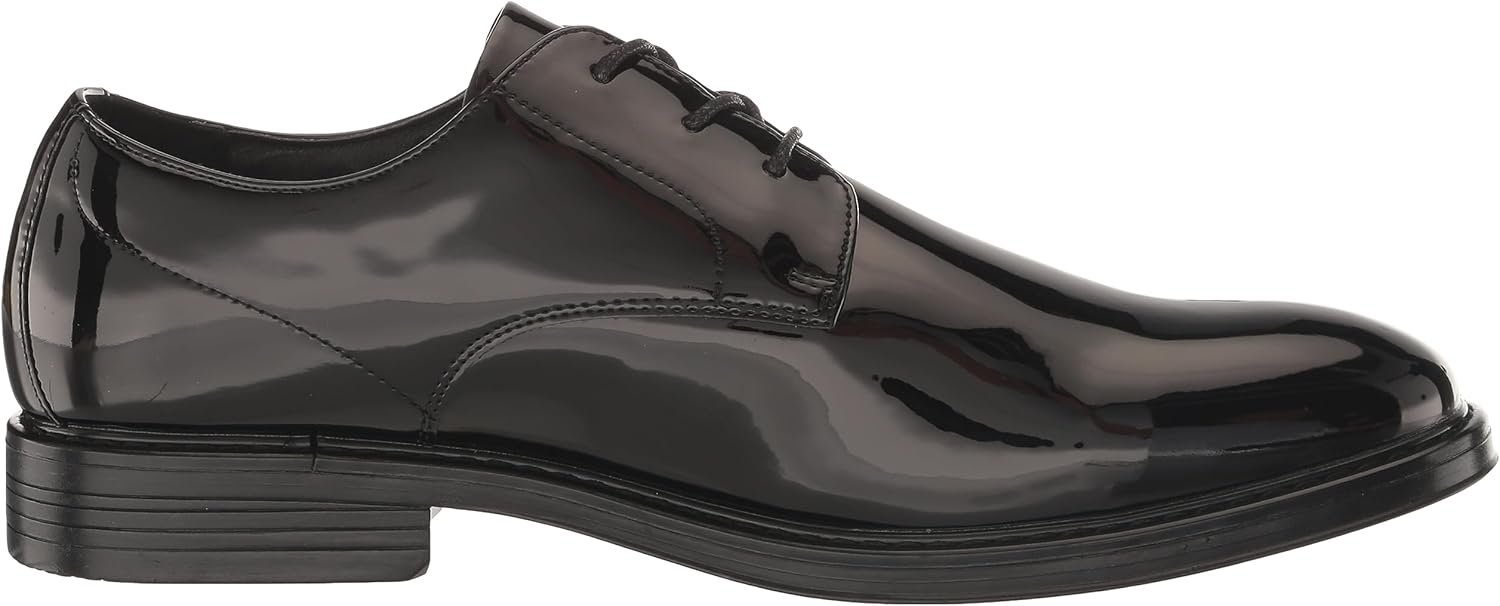 Nunn Bush Mens Centro Flex Plain Toe Oxford Formal Lace Up Tuxedo Shoe - Image 6