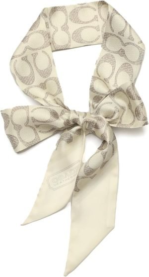 Coach Vintage Signature C Printed Silk Skinny