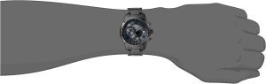GUESS Men’s Stainless Steel Gunmetal Chronograph Bracelet Watch