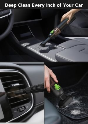 Car Vaccum, Rapair VC28 Handheld Vacuum, 4-in-1 Mini Vacuum Cleaner with 20000pa Suction P...