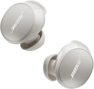 Bose QuietComfort Earbuds – True Wireless Bluetooth Earbuds with Active Noise Cancellation and Mic, USB-C Charging, IPX4 Rating, Up to 8.5 Hours of Playtime, White