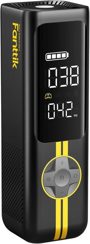 Fanttik X8 APEX EV Tire Inflator Portable Air Pump, 2X Faster Inflation, 150PSI Cordless A...