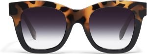 QUAY – Womens Sunglasses, Square Lenses with UV Protection, Oversized Sunglasses (After Hours, Tortoise/Black)