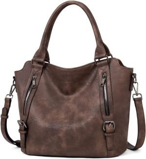 CLUCI Purses for Women, Large Hobo Bags, Multiple Pockets Tote Handbags, Water Repellent Shoulder Bag with Adjustable Strap