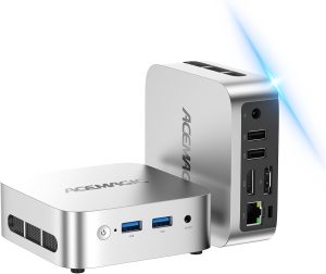 ACEMAGIC Mini Pc 11 Pro, Processor N95 (Beat N100/N150) up to 3.4 GHz Mini Computers, 16GB DDR4 256GB SSD, 4K Dual Display WiFi BT VESA Micro Small Pc for Business and Home, Mini Desktop