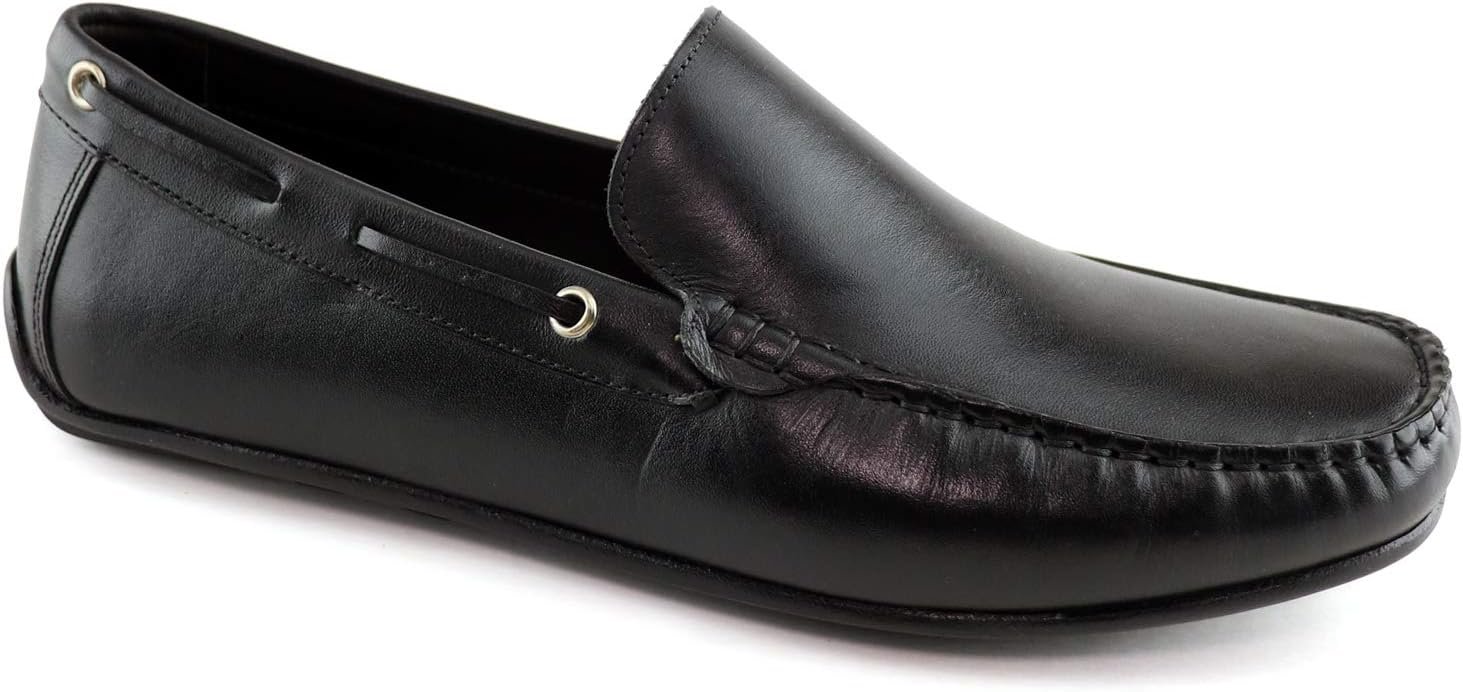 Men's Genuine Leather Casual Slip On Venetian Loafers