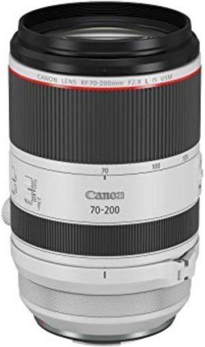 Canon RF70-200mm F2.8 L is USM Lens, Mirrorless Telephoto Zoom Lens, Compatible with EOS R Series APS-C and Full-Frame Cameras, Image Stabilization, Landscape and Sports Photography, White