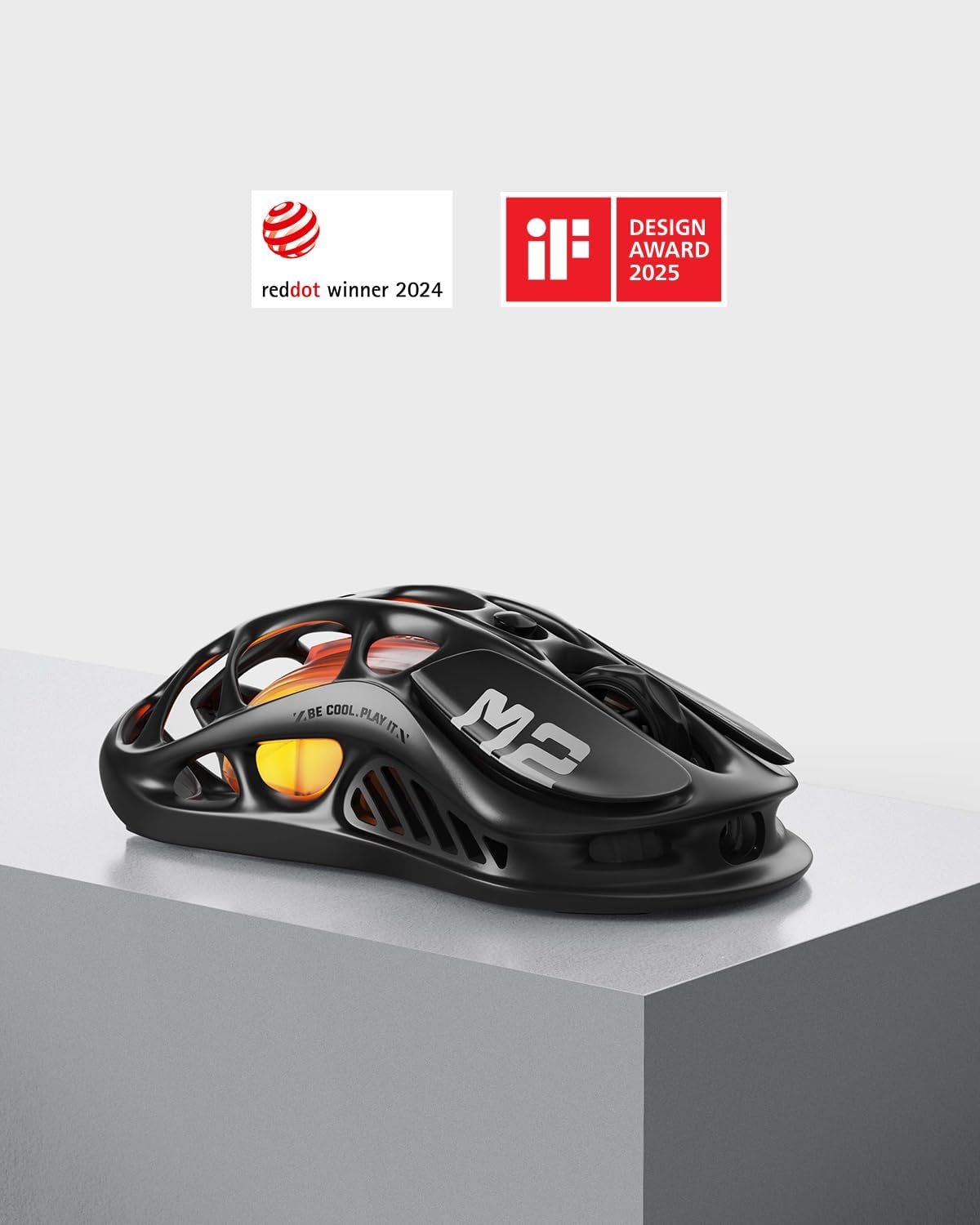 GravaStar Mercury M2 Wireless Gaming Mouse with 26,000 DPI, PAW3395DM Sensor -79g Lightweight Hollowed-Out Design -5 Programmable Buttons -5 Dynamic Lightsync RGB - Image 2