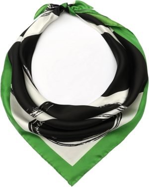 kate spade new york Women’s Splodge Silk Square Scarf, Stylish & Lightweight Fashion Accessory for Everyday