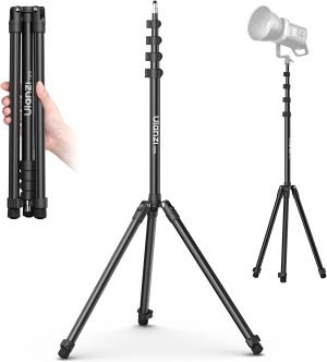 ULANZI T270 Light Stand – 8.8FT/270cm Adjustable Photography Light Stand Tripod, Aluminum Portable Studio Lighting Stand for Softbox, LED Video Light, Reflector, Strobe, Photo Video Photography