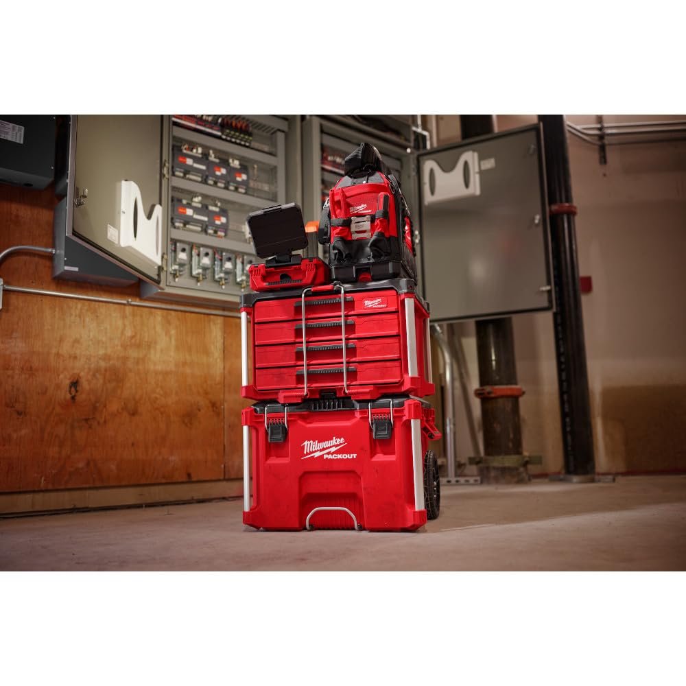 Milwaukee Packout 4 Drawer Tool Organizer Box - 48-22-8444 - Image 8