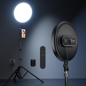 Weilisi Ring Light with 72″ Tripod Stand and Phone Holder, 6500K Full-Screen Selfie Ring Light for Makeup Barber Video Recording, Photography Lighting, Ring Light Tripod for iPhone Phone with Remote
