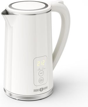 Electric Tea Kettle, PARIS RHÔNE1.7L Temperature Control Electric Kettle, 4H Keep Warm Wa...