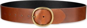 Cole Haan womens Reversible Circle Flip-buckle 2″ Wide Width Belt for Dresses, Blazers, Skirts