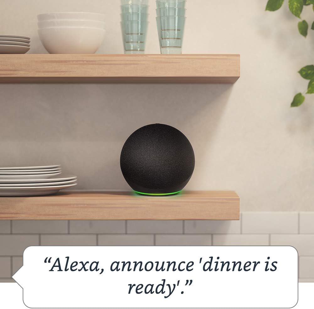 Echo (4th generation) International Version | With premium sound, smart home hub and Alexa | Charcoal - Image 5