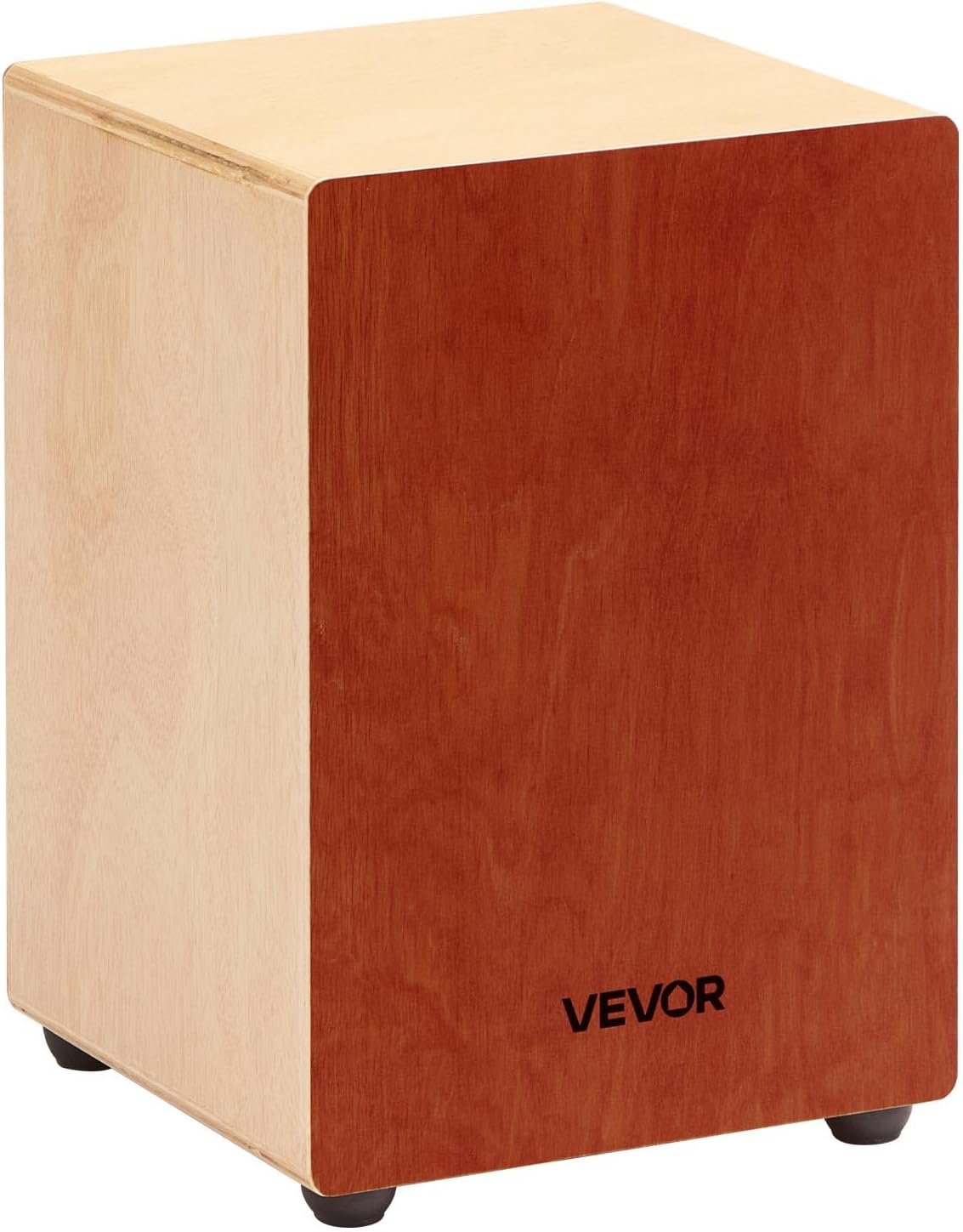 VEVOR Cajon Box Drum, with Internal, Lightweight Wooden Percussion Box, Portable Birch Wood Drum Musical Instrument with Silicone Feet, for Beginners & Professionals, 12 x 12 x 17 in - Image 9