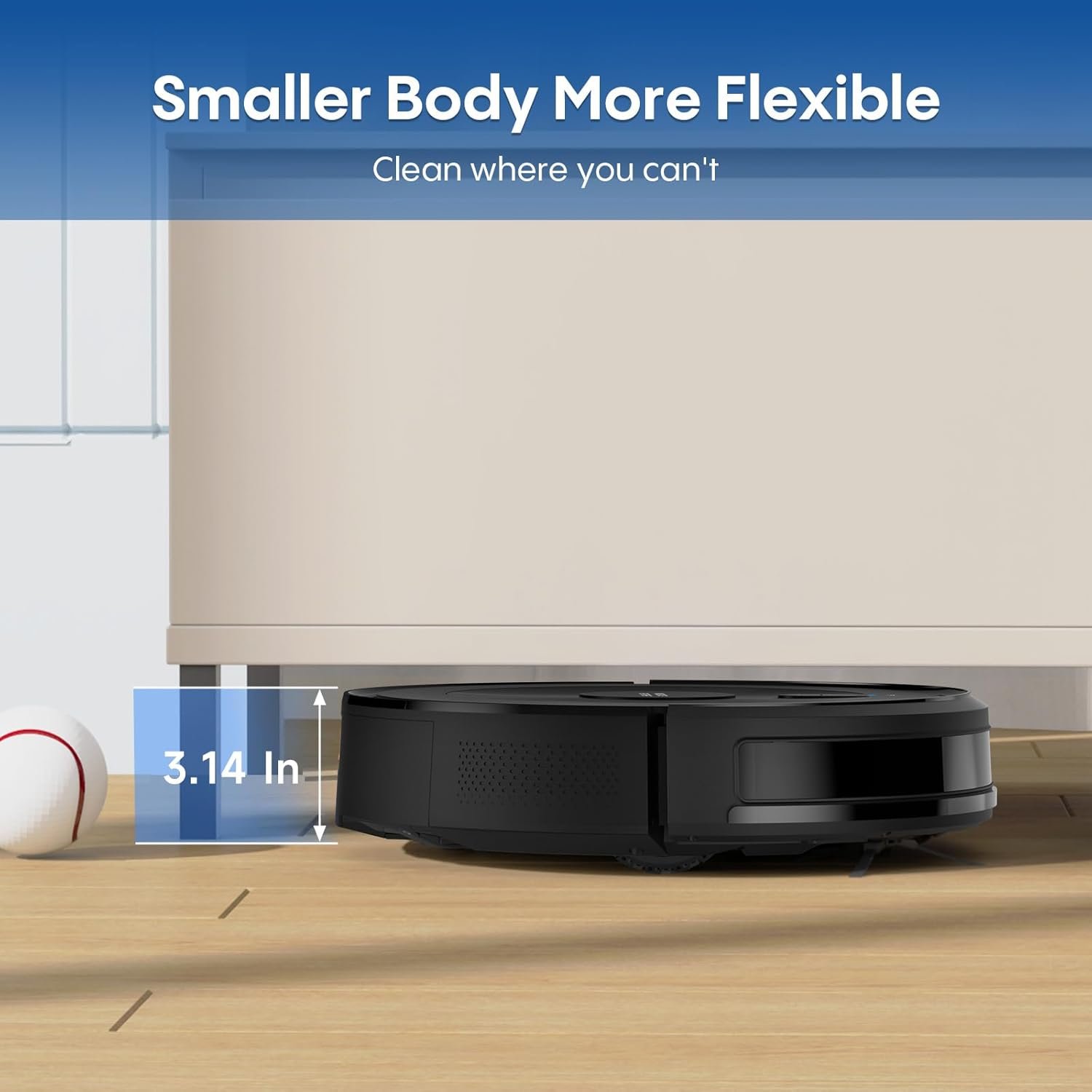 Robot Vacuum and Mop, 4000Pa 3-in-1 Robotic Vacuum Cleaner, Alexa & APP Control, Schedule Cleaning, Self-Charging, Slim and Quiet, Robotic Vacuum Perfect for Pet Hair, Hard Floor, Carpet - Image 8