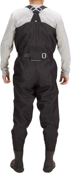 BASSDASH 3D Boot Foot Game Wader Ultra High Strength Black Plaid Nylon PVC Fishing Hunting Chest Waders for Men