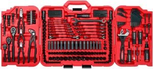 STARWORK TRUE MECHANIC™ 313-Piece Mechanics Tool Set and Socket Set, Professional SAE/Metric
