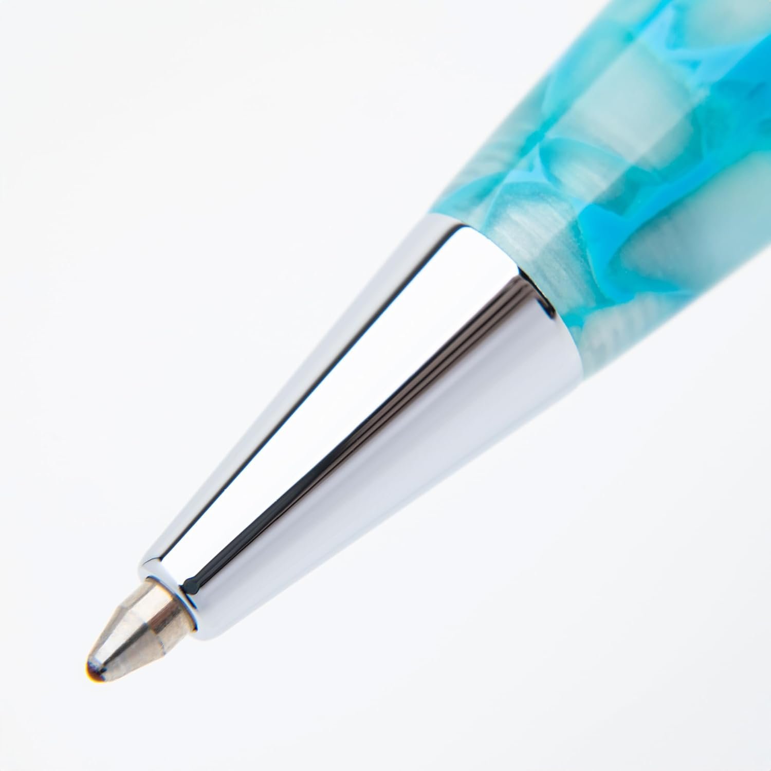 Conklin All American Ballpoint Pen Turquoise Serenity Special Edition with Standard Parker-Style Blue Refill – Luxury Writing Pen Gift for Professionals, Collectors, Journaling, and Everyday Notes - Image 5